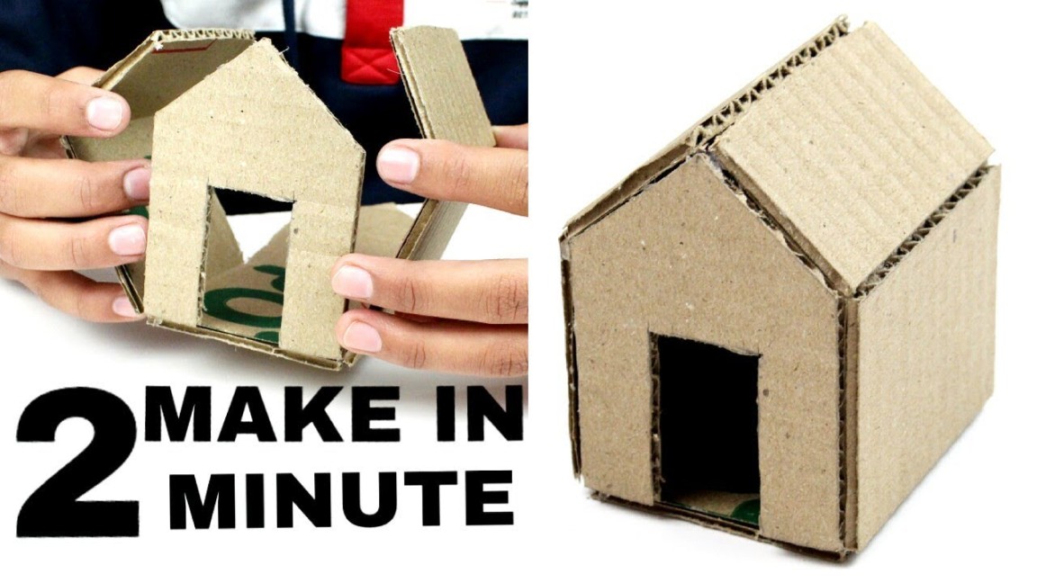 How to Make A Cardboard House (With Dimensions)In Minute