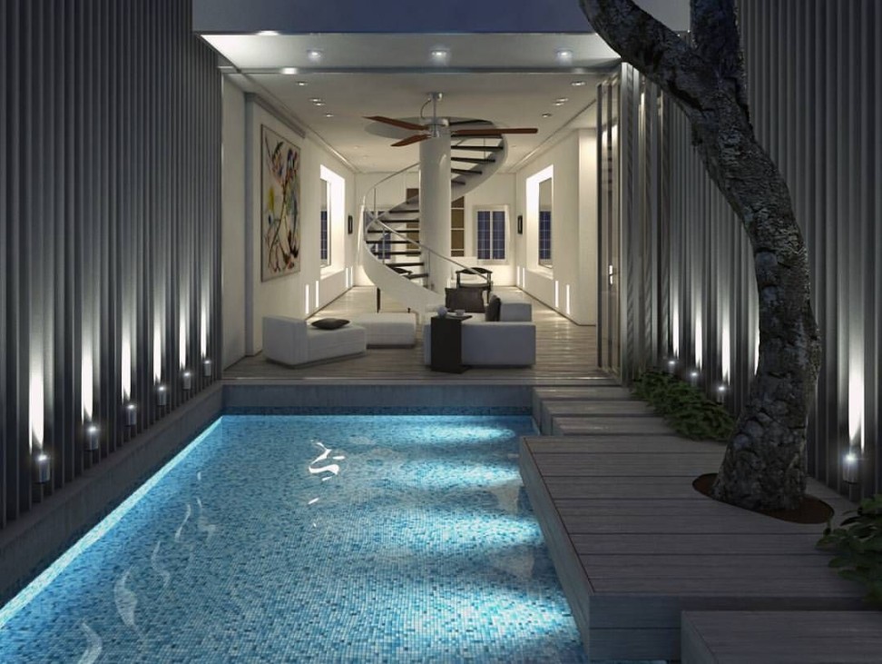 Minimalist Swimming Pool Designs for Small Terraced Houses