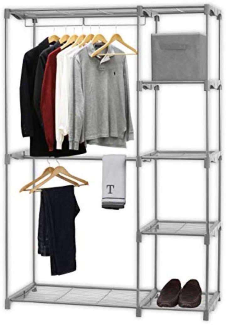 Promo Simple Houseware Freestanding Clothes Garment Organizer