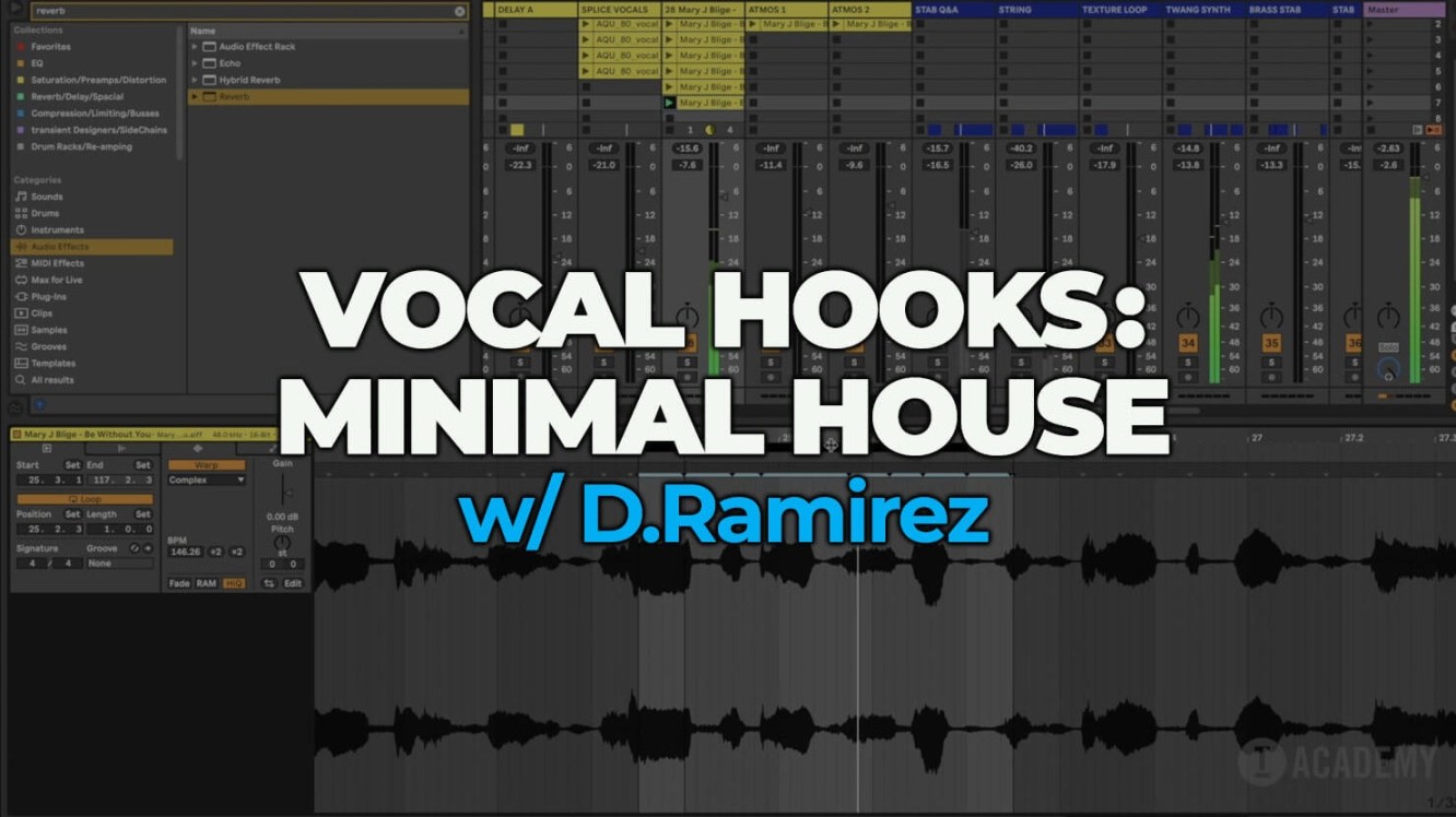 Vocal Hooks: Minimal House w/ D